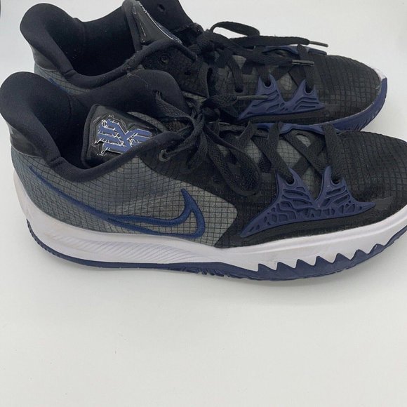 Nike Kyrie 4Midnight Navy Grey Black Mesh Lows Size 10 Men’s - VGUC - Picture 7 of 11